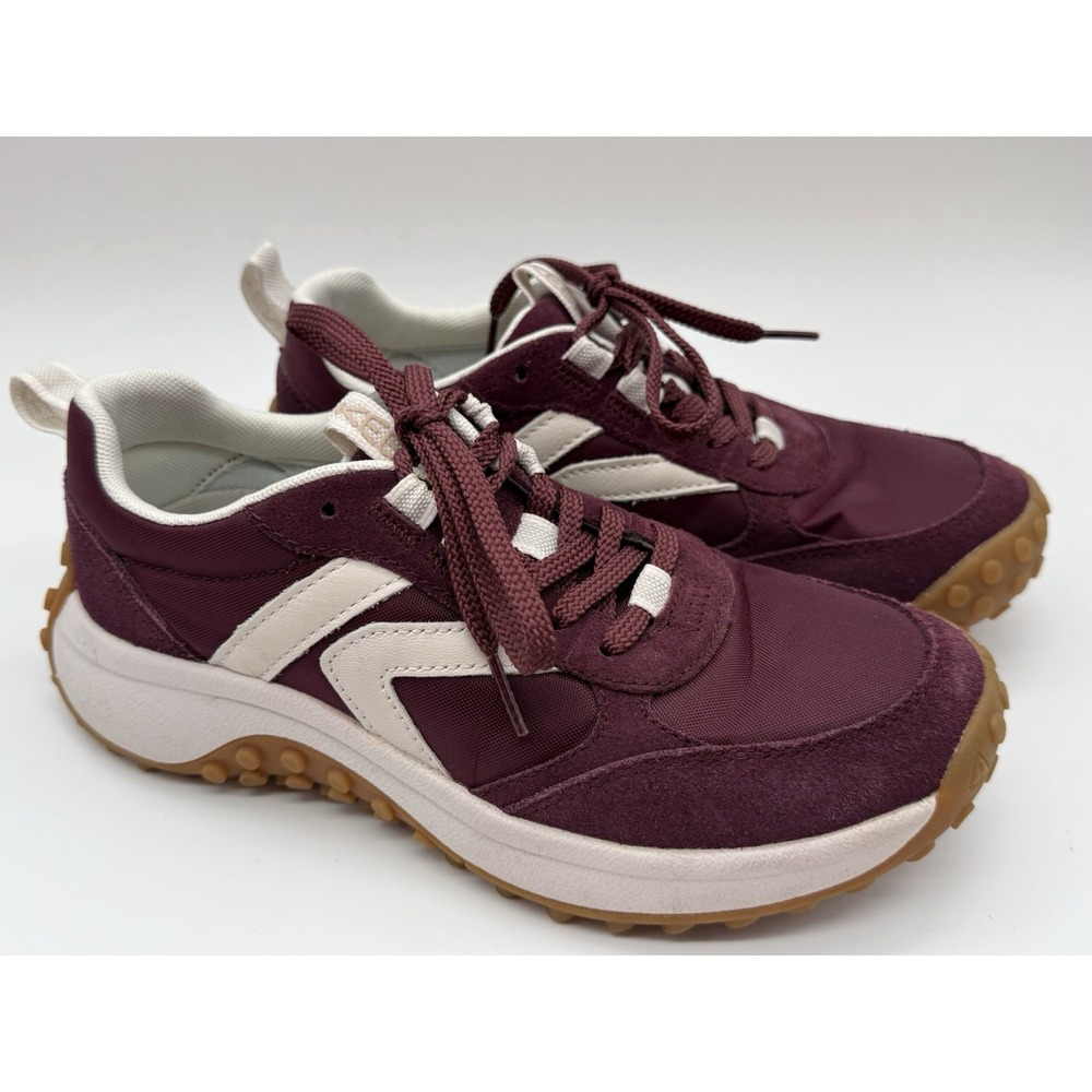 KEEN Women's KS86 Leather Sneakers - Fig/Star White US Size 7